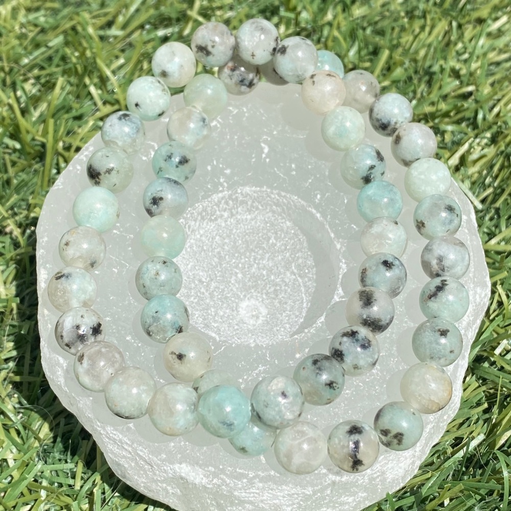 Kiwi jasper bracelets